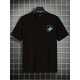 thumbnail image 1 of Men's Short Sleeve T-Shirt, Cotton Fabric with English and Ship Print, Regular Fit Fashion Casual Round Neck Top for Spring/Summer Outdoor Wear, 1 of 6