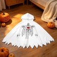 thumbnail image 2 of Zylarhe Kids Halloween Jumpsuits Dance Stage Performance Party Outfit Playful Home Wear for Toddlers White 6-7 Years, 2 of 8