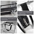 thumbnail image 3 of Kit de neceseres de viaje ROYBENS de PVC transparente, 3 unidades, 3 of 9