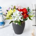thumbnail image 3 of Hadanceo Artificial Flower Non-fading 1Pc Delicately Cut Fake Lilies Flower Flower Arrangement Useful for Wedding, 3 of 7