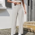 thumbnail image 2 of FRSASU Women's Wide Leg Pants Stretchy Work Dress Pants High Waist Business Casual Slacks Trousers with Pockets Beige-A, 2 of 5