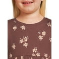 easy-peasy Toddler Girl Long Sleeve Babydoll Top, Sizes 12 Months-5T ...