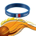 thumbnail image 1 of BRIGHTFUFU Blue Circular Wristbands 12Pack for International Matches and Cheer, 1 of 4