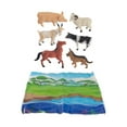 thumbnail image 4 of 6 Pieces Realistic Animals Figures Playset for Party Favors Educational Toys Farm, 4 of 8