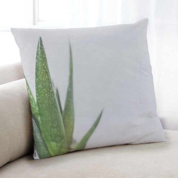 Ahgly Company Plants Leaves Indoor Throw Pillow, 18 inch by 18 inch