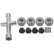 thumbnail image 1 of Adaptador de cubo hexagonal de rueda de 12mm, tuercas de seguridad de brida M4 de 7mm de espesor, juego de llaves cruzadas para coche RC 1/10, 1 of 10