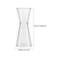 thumbnail image 2 of OUNONA 6Ud Medidor De Cóctel Plástico Transparente Con Doble Jigger Para Uso En Barra, 2 of 8