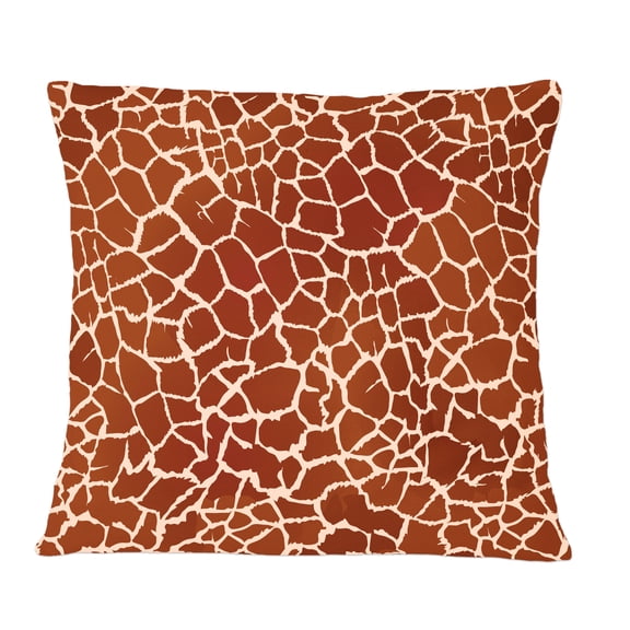 Designart Leopard Fur Safari I' Mid-Century Modern Throw Pillow - 12x20