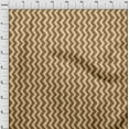 thumbnail image 4 of oneOone Cotton Poplin Tawny Brown Fabric Chevron Diy Clothing Quilting Fabric Print Fabric By Yard 42 Inch Wide, 4 of 5