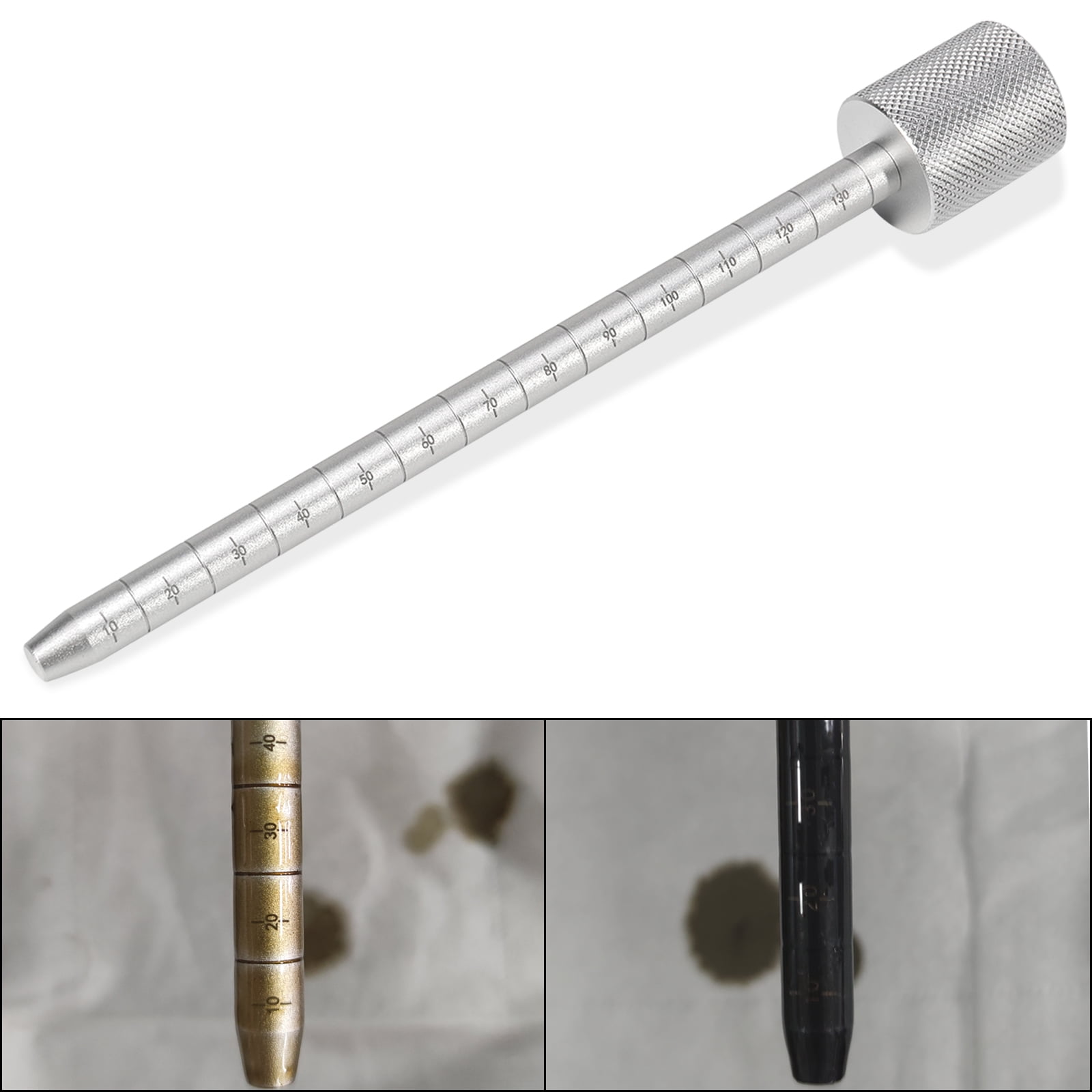 3mirrors Transmission Dipstick Compatible with Chrysler Dodge Dart Fiat 500 Jeep Cherokee Compass and Patriot with 6F24 / 948TE Transmissions 10323A