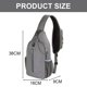 thumbnail image 5 of Bolso de pecho a caballo, bolso de ocio para hombre de gran capacidad a la moda, bolso, 5 of 5