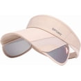thumbnail image 1 of Gorra de visera solar de verano para mujer, gorra de golf ajustable con visera retráctil, protección UV, gorra deportiva para playa o tenis, 1 of 6