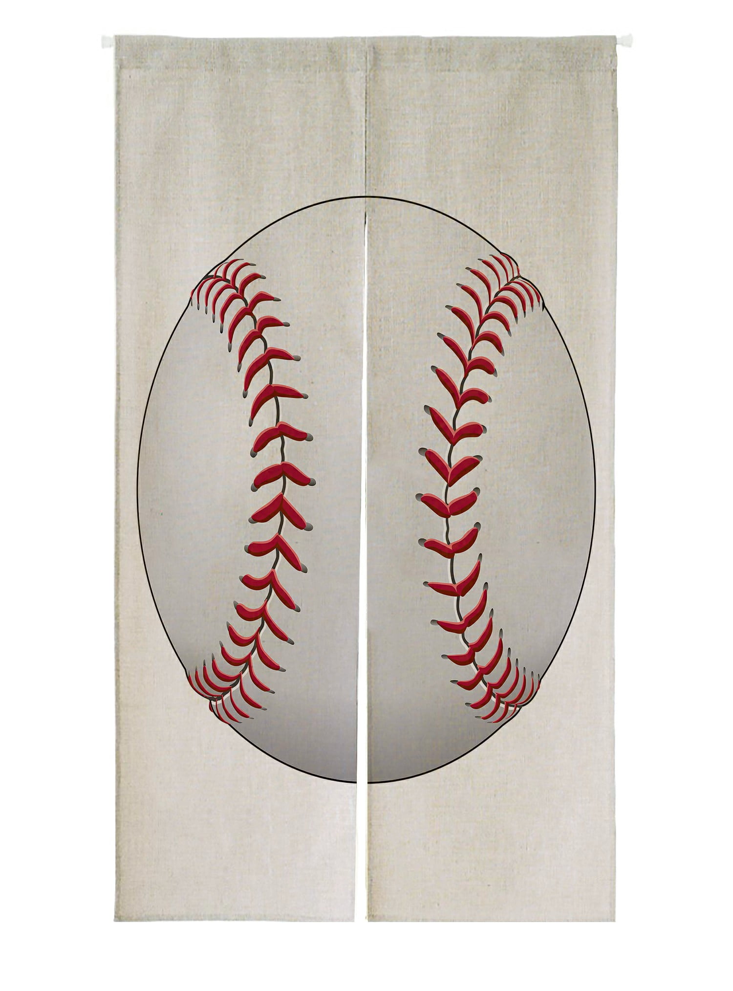 ECZJNT Baseball White Leather Red Stitches Japanese Noren Curtain Doorway Door Window Treatment Curtains Cotton Linen Curtain Size 105x120 cm - Walmart.com ECZJNT Baseball White Leather Red Stitches Japanese Noren Curtain Doorway Door Window Treatment Curtains Cotton Linen Curtain Size 105x120 cm - Walmart.com