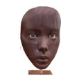 thumbnail image 3 of Tablero de práctica de maquillaje de ojos de silicona 3D con soporte para estudiantes y maquilladores. Estilo D, 3 of 9