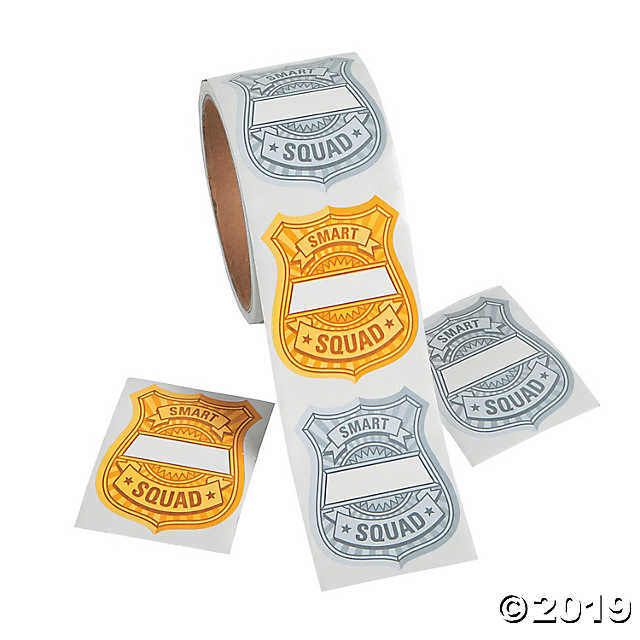 Learning Police Badge Name Tags/Labels