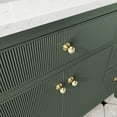 thumbnail image 6 of 48" Green Freestanding Single Sink Bathroom Vanity with Engineered Marble Top | Fully assembled solid wood cabinet with dovetail drawers and moisture-resistant finish, 6 of 18
