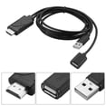 thumbnail image 4 of QJUHUNG 1 x USB to HDMI Adapter Cable  Monitor Adaptor Computer TV Projector Digital Line USB Audio Cable, 4 of 6