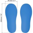 thumbnail image 2 of PATIKIL 8x3" Footprint Sticker, 8 Pairs PVC Shoes Floor Decal Sign for Class Decor Stair Guide, Sky Blue, 2 of 6