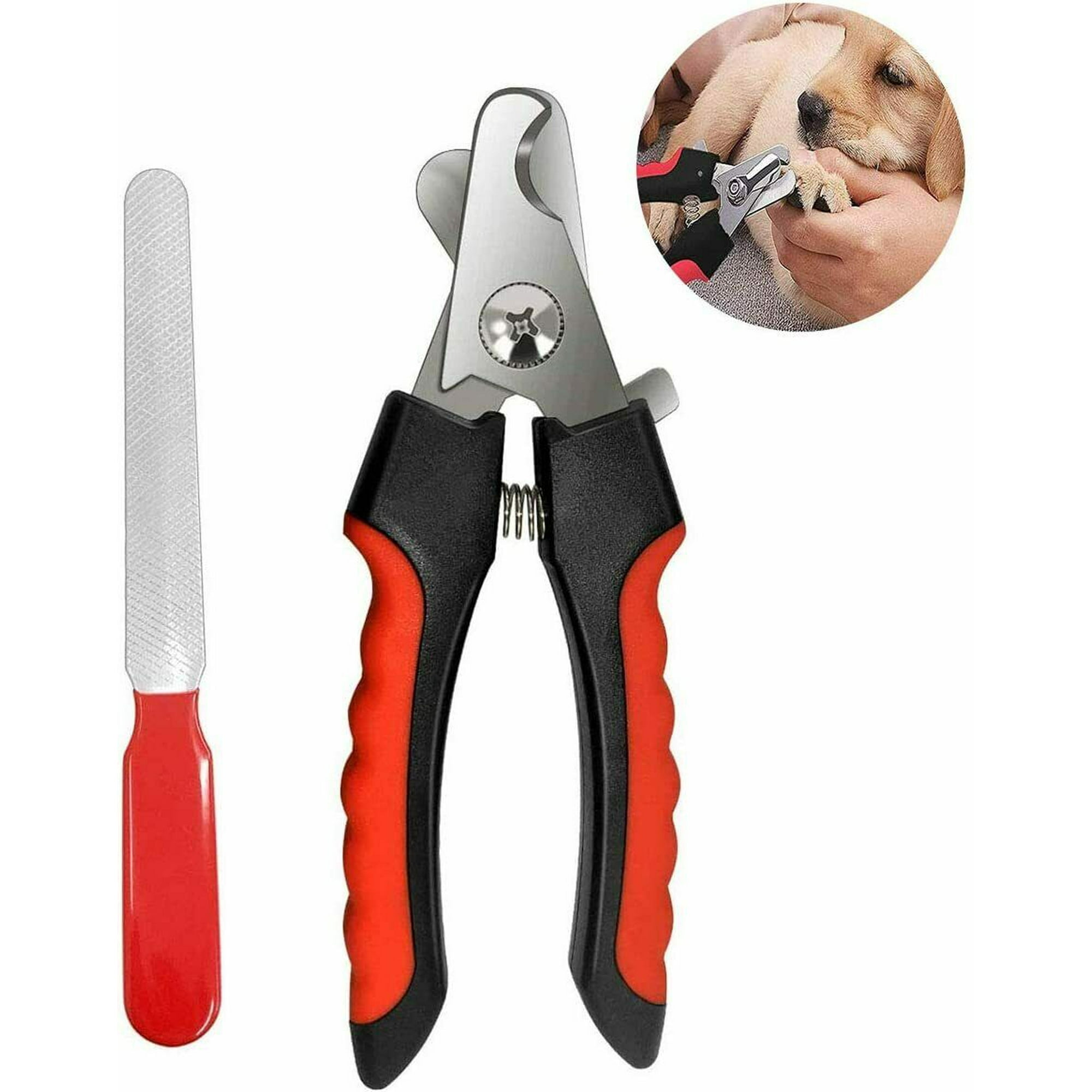 Dog Nail Clippers and Trimmers with Quick Safety Guard to Avoid Over Cutting Toenail