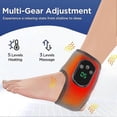 thumbnail image 3 of Heated Graphene Ankle Foot Massager, 3 Modes Smart Wrist Warmer Massager with Vibration for Pain Relief & Circulation Boost, 3 of 5