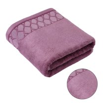 AUQ Wash Gags for Body,Balanced Loop Stitch Arrangement Wash Rags,Rapid Drying Performance Face Cloths,Purple,29.53*13.78*0.39in