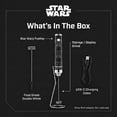 thumbnail image 6 of Star Wars Darth Vader Rechargeable Milk Frother with Stand by Select Brands – Art Deco Design, Detachable Stainless Steel Whisk, USB-C Cordless Handheld Frother for Lattes, Cappuccinos and Matcha, 6 of 7