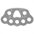 thumbnail image 3 of Greeniant Placa de aparejo de escalada, diapasón, accesorios de montañero resistente profesional, divisor de punto de anclaje, accesorio de conexión Escalada Gris-plata Greeniant OD019972-03, 3 of 6
