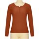 thumbnail image 4 of Suéter de cuello en V para mujer, suéter de punto de manga larga con botones y cuello en V, blusa tipo camisa para mujer, suéter de poliéster para mujer, 4 of 8