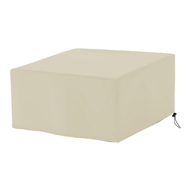 Funda para parrilla, resistente al polvo, versátil y resistente al desgaste, rectangular, para exteriores. Beige