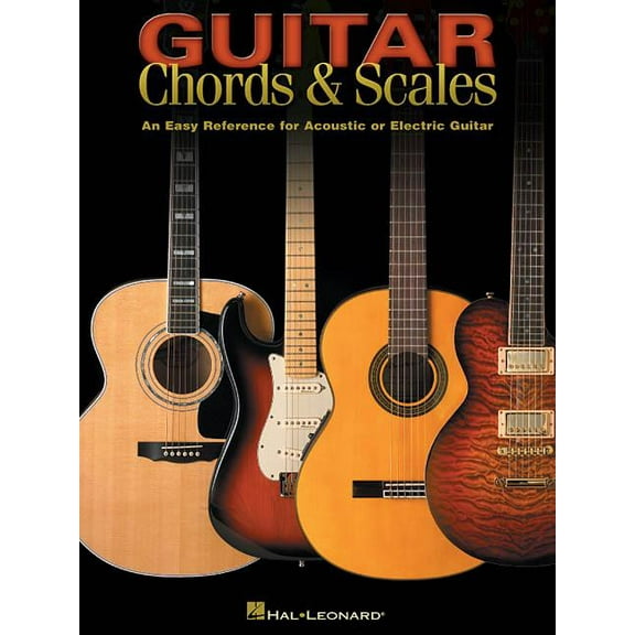 Guitar Chords & Scales: An Easy Reference for Acoustic or Electric Guitar, (Paperback)