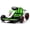 Green and White, variant on 24V Electric Drift Go Kart for Kids, 8.1 MPH High Speed Ride On Car with 2x200W Dual Drive Motors, 360° Drifting Mode, 2 Speed Options, Music & Story Player, Adjustable Bucket Seat, LED Lights
