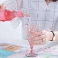 thumbnail image 4 of Juego Copas Vino Copa Copa Champán para Fiesta Popular Copa Cóctel Portátil para Acampar Jugo Desmontable (rosa) (rosa), 4 of 9