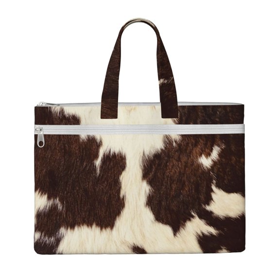 Canvas Handbags Casual Multi Pocket Tote Large Capacity Shopping Shoulder Bags With Pockets Work Wallet Suitable For Men Women Cowhide Fur