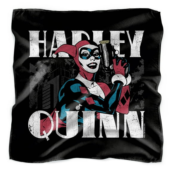 Harley Quinn Bold Bandana (21 in x 21 in)