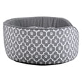 thumbnail image 4 of DII Pet Bed Oval Lattice Gray Medium, 4 of 9