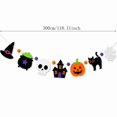 thumbnail image 3 of Halloween Pumpkin Skeleton Witch Hat Decorative Bunting,Reusable, Tear resistant, Indoor and Outdoor Decor for Halloween Parties, Themed Events, Holiday Decoration, 3 of 6