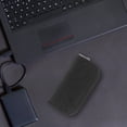 thumbnail image 2 of Miangastore Foxnovo 22-Slots SD SDHC MMC CF Micro SD Memory Holder Pouch Case Zippered Storage Bag Protector (Black), 2 of 8