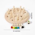 thumbnail image 2 of Wooden Memory Chess Game For S, Color Matching Activity Board Game, Sensory Busy Board For Dementia Care, Simple Alzheimers Memory Exercise Toy, Stress Relief Gift With, 2 of 6