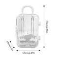 thumbnail image 2 of MIni Small Clear Plastic Beads Storage Containers Box with Hinged Lid for Storage of Small Items, Crafts, Jewelry, Hardware, 2 of 7