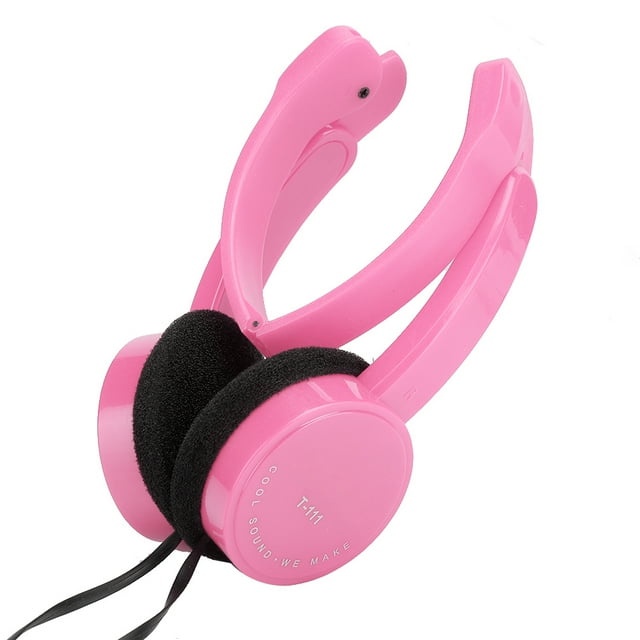 Children Wired Stereo Headset Headphone with Microphone Foldable Headset Portable for Smartphone Tablet