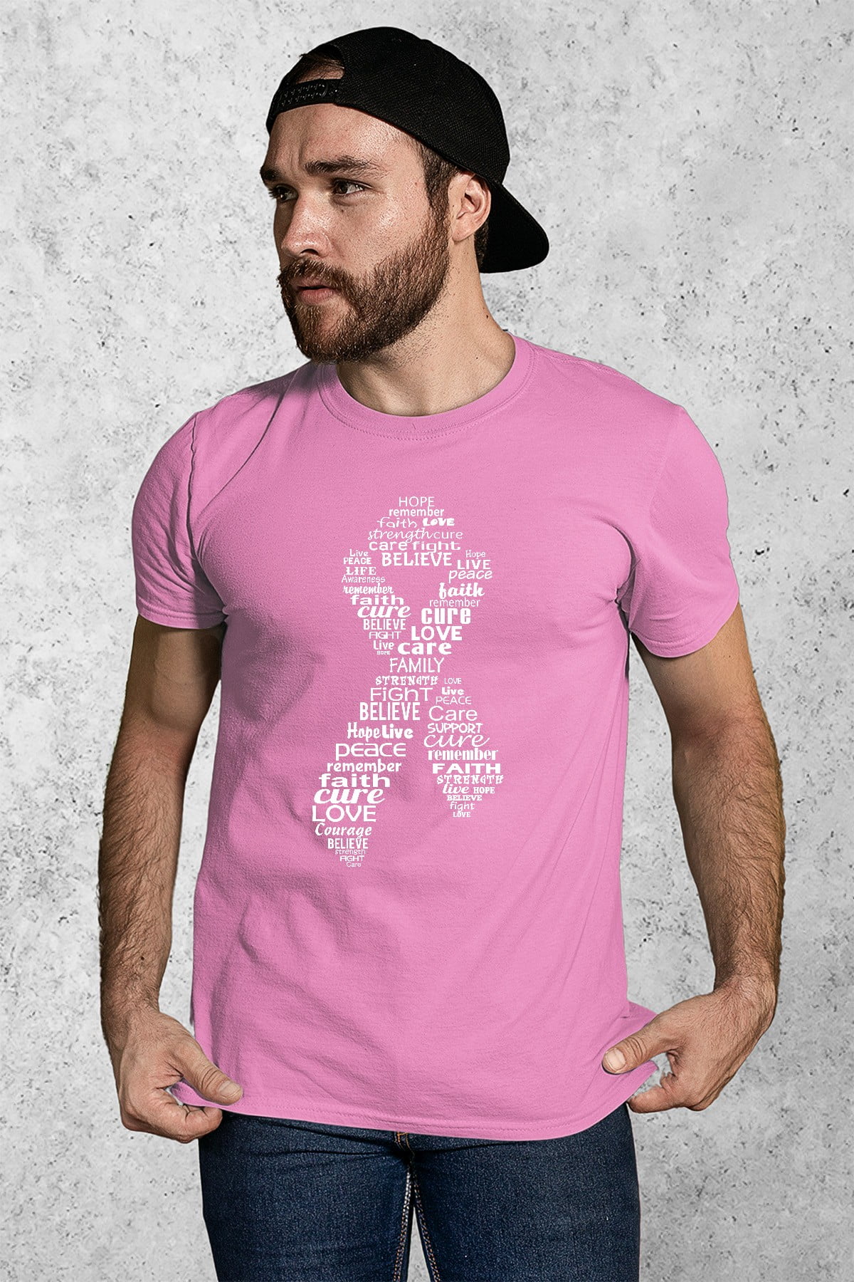 LOS ANGELES DODGERS PINK BREAST CANCER AWARENESS T-SHIRT, NEW FREE SHIP,  CHARITY