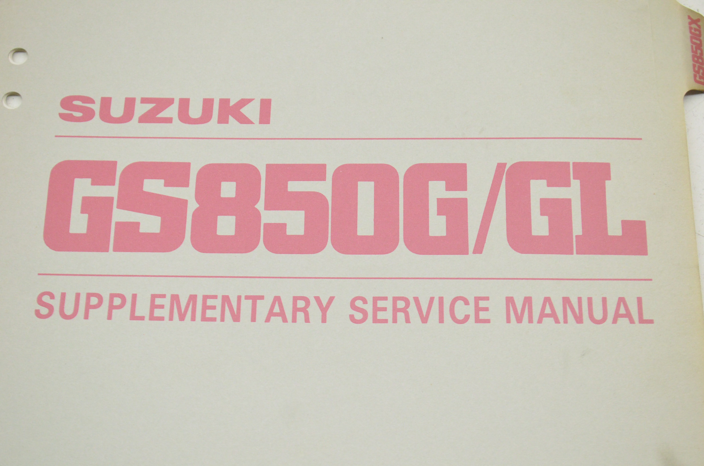 genuine suzuki gs850g supplementary service manual Array - suzuki 99000  85820 1e3 99000 85820 1e3 suppl gs850g gl rh walmart com