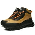 thumbnail image 3 of YOURDIARY Men's Steel Toe Safety Boots Waterproof Slip-Resistant High-Top Safety Shoes for Industrial & Construction Use, 3 of 8