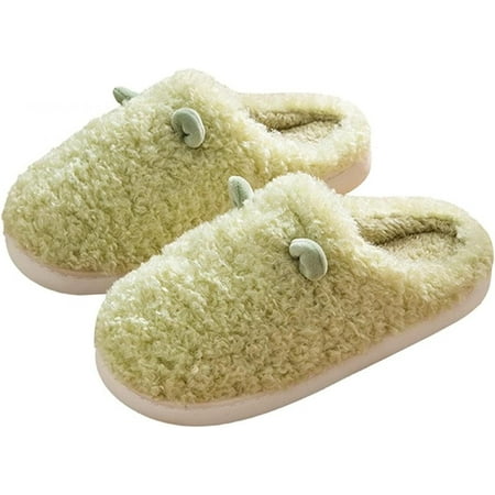 

bangyoudaoo Unisex Winter Memory Foam Slippers Comfortable Non-slip Warm Slippers Lined Slippers House Slippers for Christmas Holiday Women Men