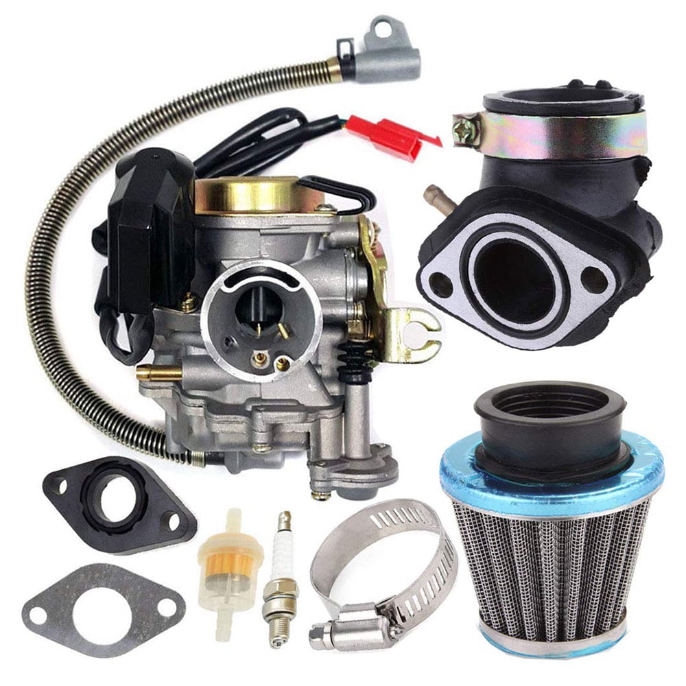 Carburetor for 4-Stroke GY6 139QMB 36mm Air Filter 50CC Scooters Mopeds Go Carts 