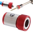 thumbnail image 3 of universal de 3 piezas de 6,35 mm, magnetizador de broca de metal Potente y duradero Receptor de tornillo de controlador , ROJO perfecl Anillos magnetizadores de bits, 3 of 8
