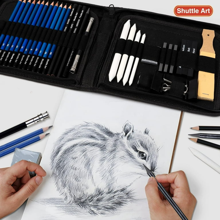 Professional Sketch Pencils Set 37 Pieces With Carry Case photo 6