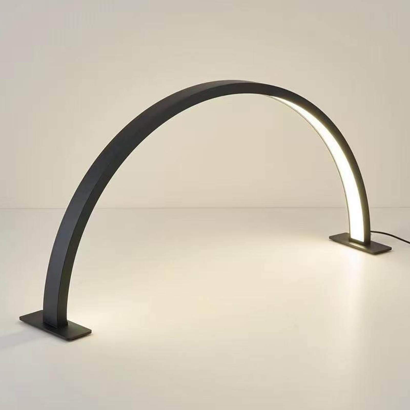 Nail Light for Desk with Half Moon Design, Foldable Nail Table Lamp with Multiple Color Modes and Brightness, For Beauty Eyelash Makeup and Crafts, LED Desk Lamp