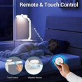 thumbnail image 2 of Lámpara de escritorio LED ajustable shaofei con control remoto luz de oficina recargable blanco, 2 of 5