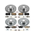 thumbnail image 3 of PowerStop Front and Rear Z23 Evolution Sport Carbon-Fiber Ceramic Brake Pad and Drilled & Slotted Rotor Kit Fits: MERCEDES-BENZ Select Models K2817, 3 of 10